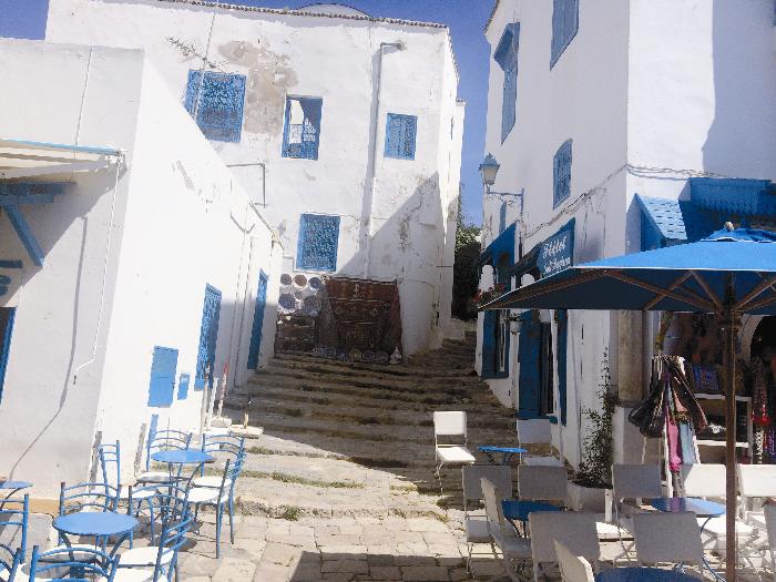 Znamenito belo-modro mesto Sidi Bou Said, foto Damijana Zist